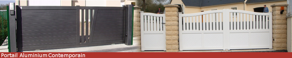 portail pvc, portail aluminium, orleans loiret