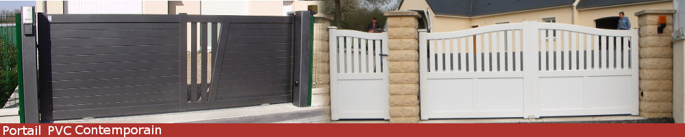 portail pvc, portail aluminium, orleans loiret