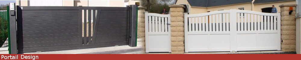 portail pvc, portail aluminium, orleans loiret